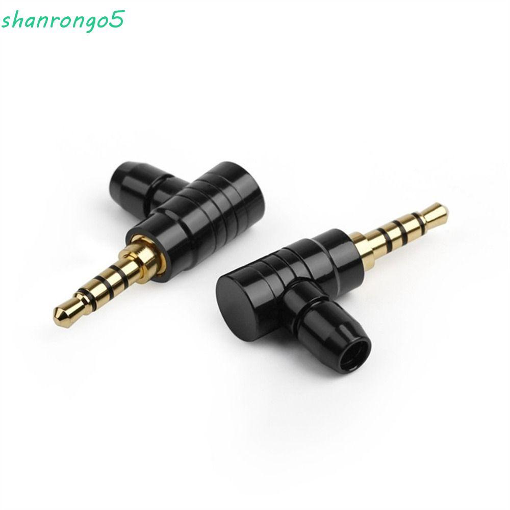 ZONAL ปลั๊กแจ็ค 3.5 มม. ปลั๊กหูฟังทนทาน AUX Converter ตัวเชื่อมต่อหูฟังปลั๊ก Conector ขั้วต่อสายไฟ 2