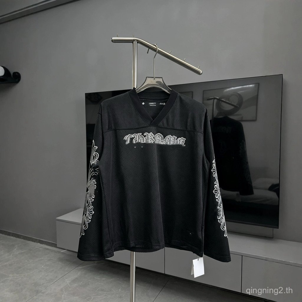UZXP Chr * Hear Medium Warehouse Running Volume สไตล์ใหม่สันสกฤตตาข่ายเสื้อยืดแขนยาว Co