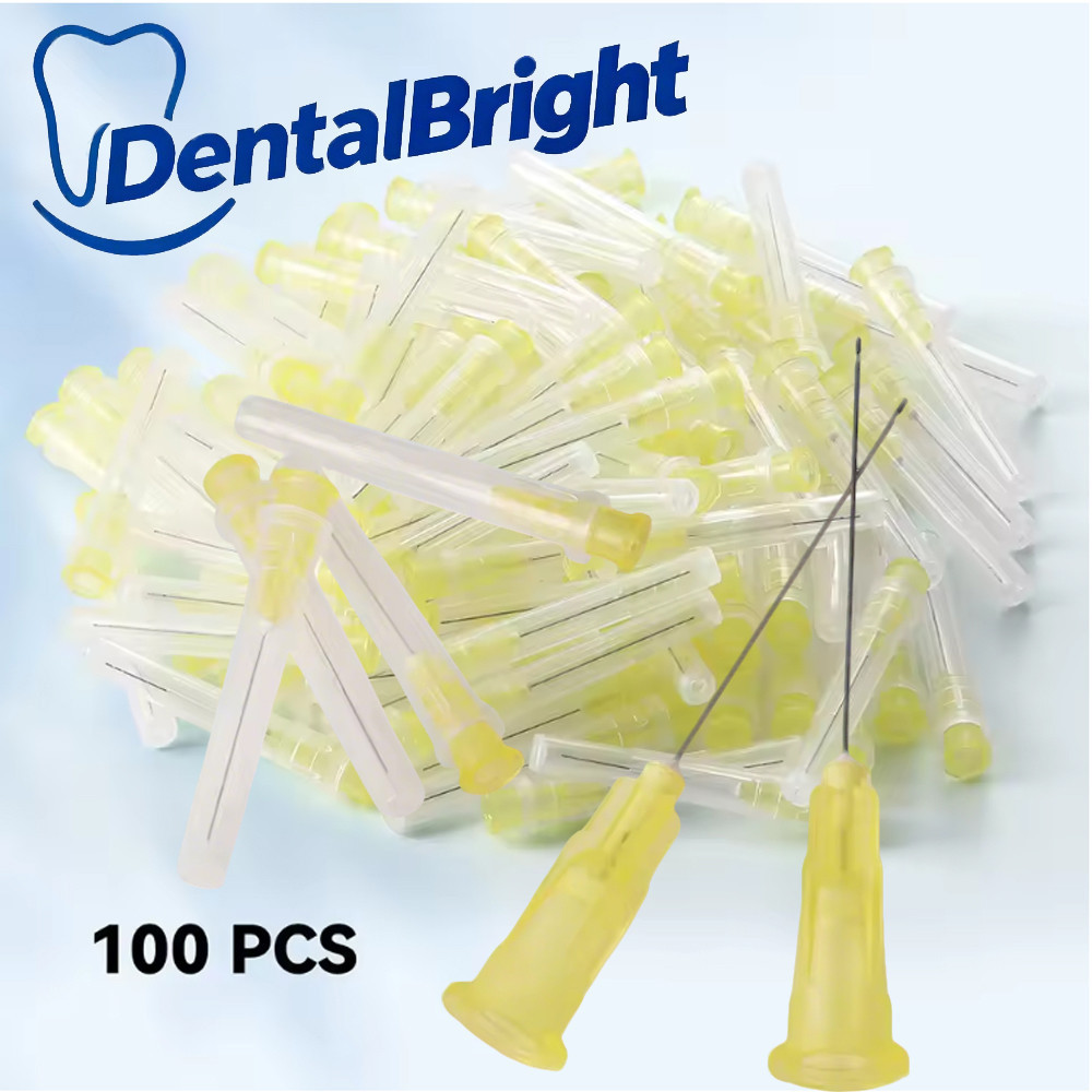 100 per pack Dental Irrigation Needle Tips/100 ชิ้น/ถุง ปลายเข็มล้างคลองรากฟัน 30G ปลายปิดรูข้าง สำห
