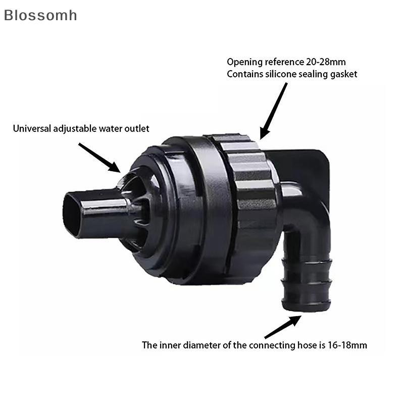 [Blossomh] ตู้ปลา Ba Filter Outlet Universal Rotatable Overflow Dubill Sprinkler หัวฉีดตู้ปลามัลติฟั