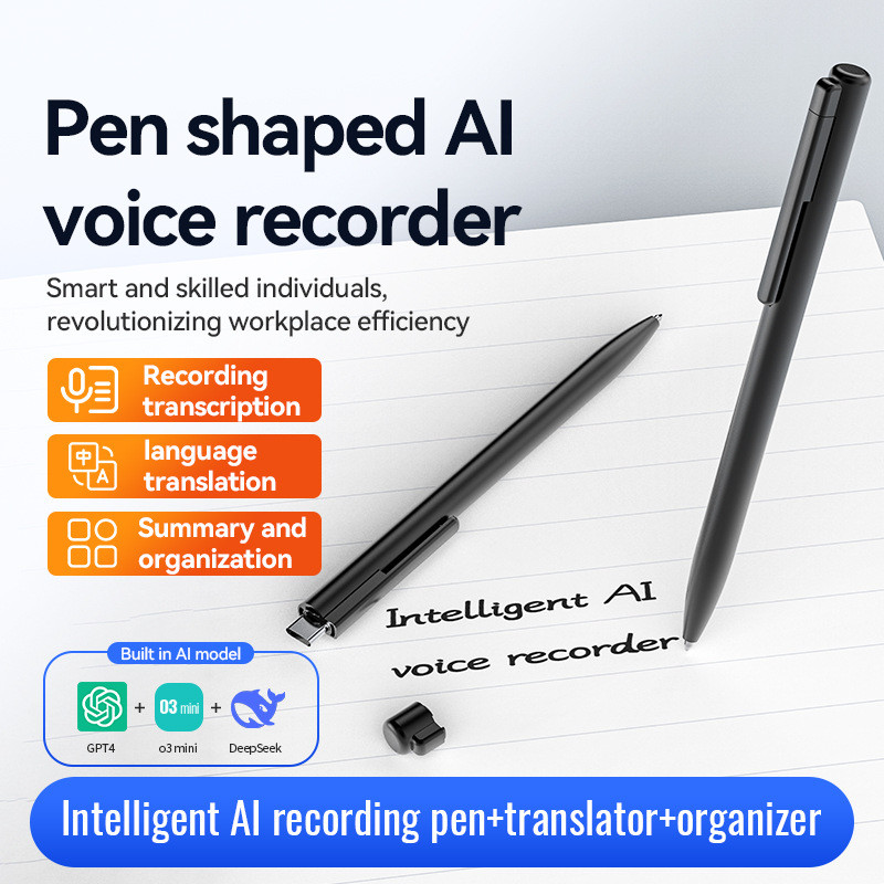 AI Recorder ChatGPT อัจฉริยะ Trancription เสียงเรียกจารึกแบบเรียลไทม์ AI Office Assistant