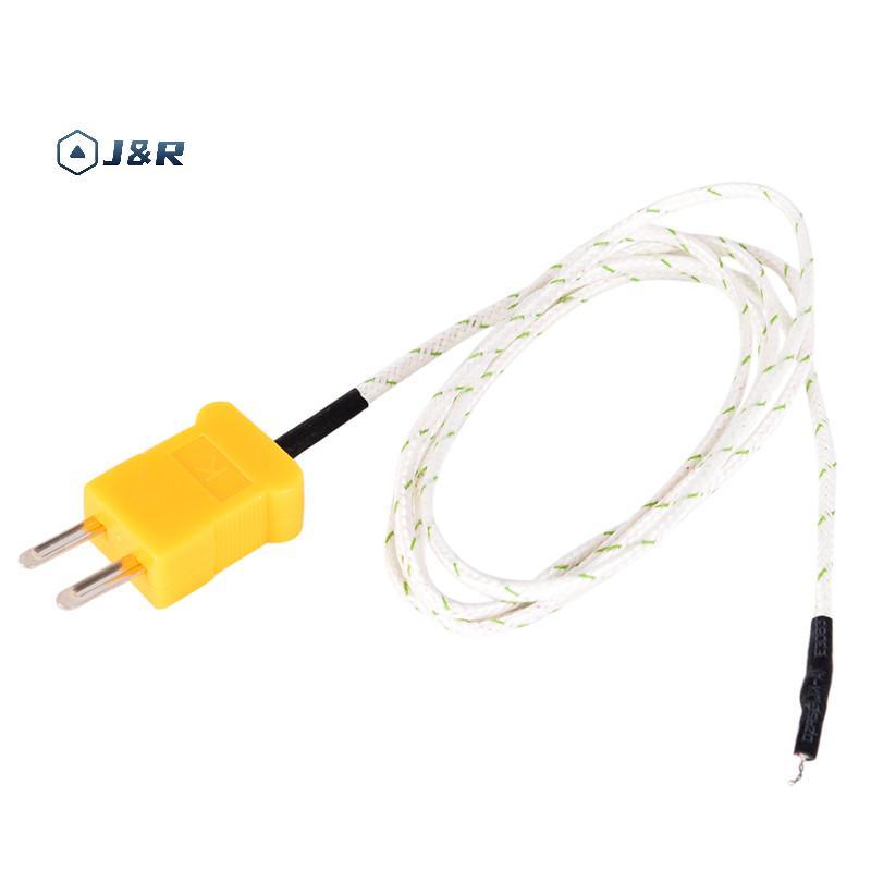 J&R> 1M/2M/3M K Type Thermocouple Probe Sensor สําหรับเทอร์โมมิเตอร์แบบดิจิตอล