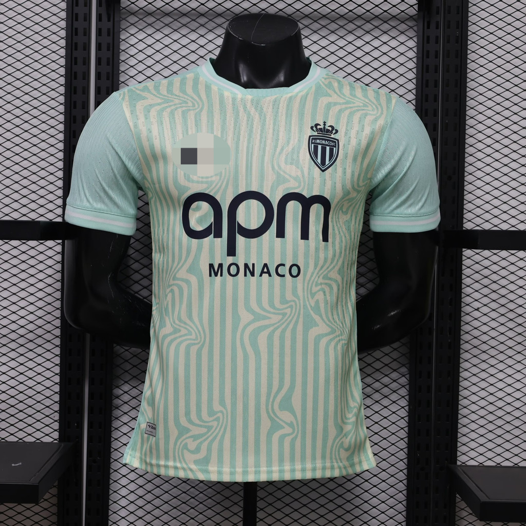 Player Version 2627 Monaco away 2 Short Sleeve Jersey S-2XL