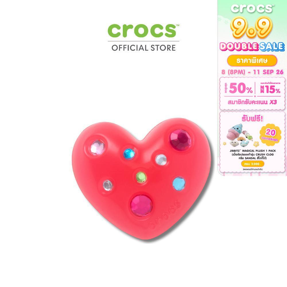 CROCS ตัวติดรองเท้า JIBBITZ™ DAINTY GEM HEART