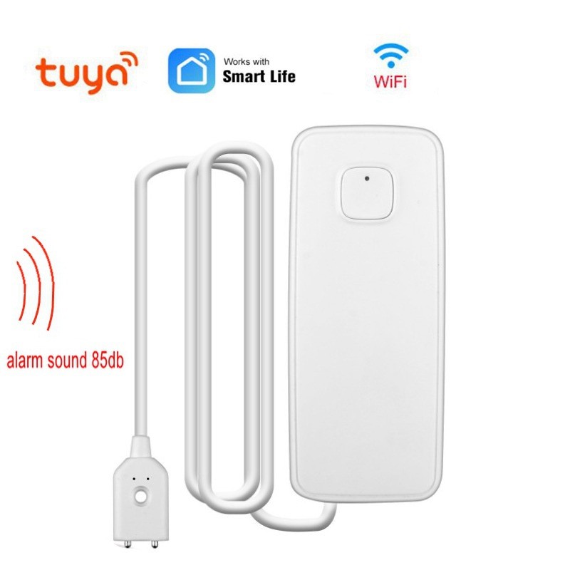 Graffiti WIFI Water Leak Alarm WIFI Water Soak Alarm TUYA Water Level Alarm Live Sound Alarm