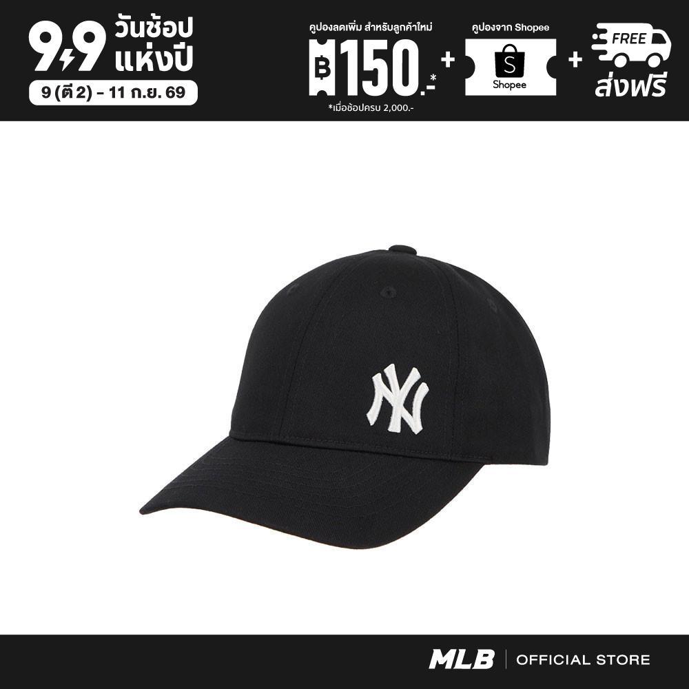 MLB หมวกแก๊ป SCRIPTED TAIL CURVED CAP UNISEX 3ACPIJ01N 50BKS NEW YORK YANKEES BLACK