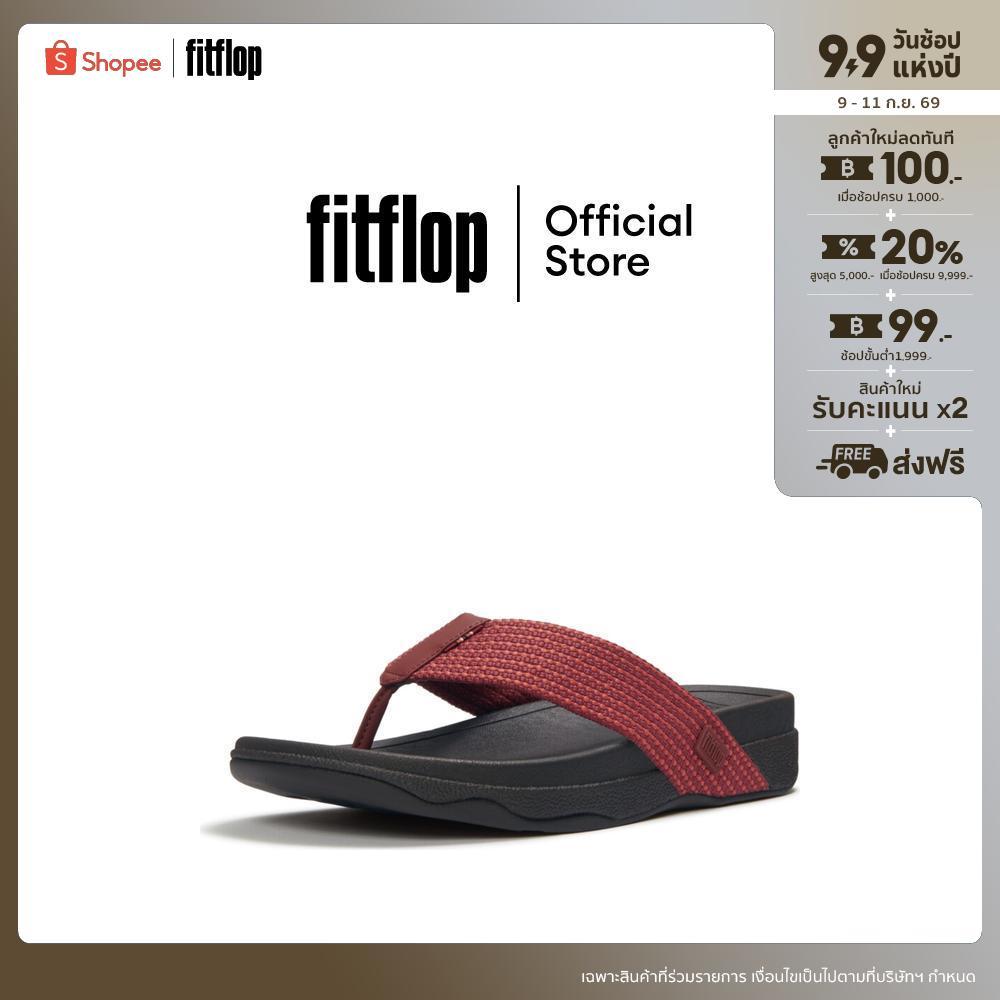 FITFLOP SURFER WEAVE-STRIPE รองเท้าแตะแบบหูหนีบผู้ชาย รุ่น GE9-D80 สี RED