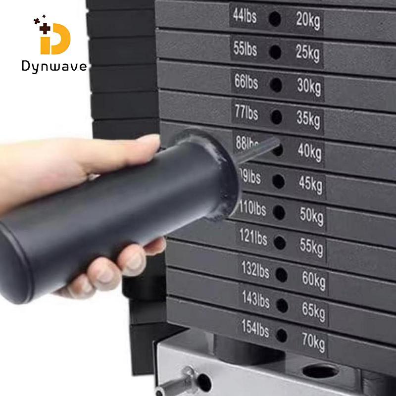 Dynwave เหล็กน้ําหนัก Stack Extender Pin Ergonomic Handle Gym อุปกรณ์เสริมเครื่องสําหรับ Dropset การ