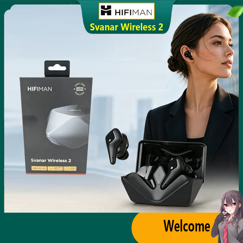 HIFIMAN Svanar ไร้สาย 2 หูฟังบลูทูธ R2R DAC Hymalaya Mini ANC หูฟัง HiFi Balanced ชุดหูฟังสําหรับโทร