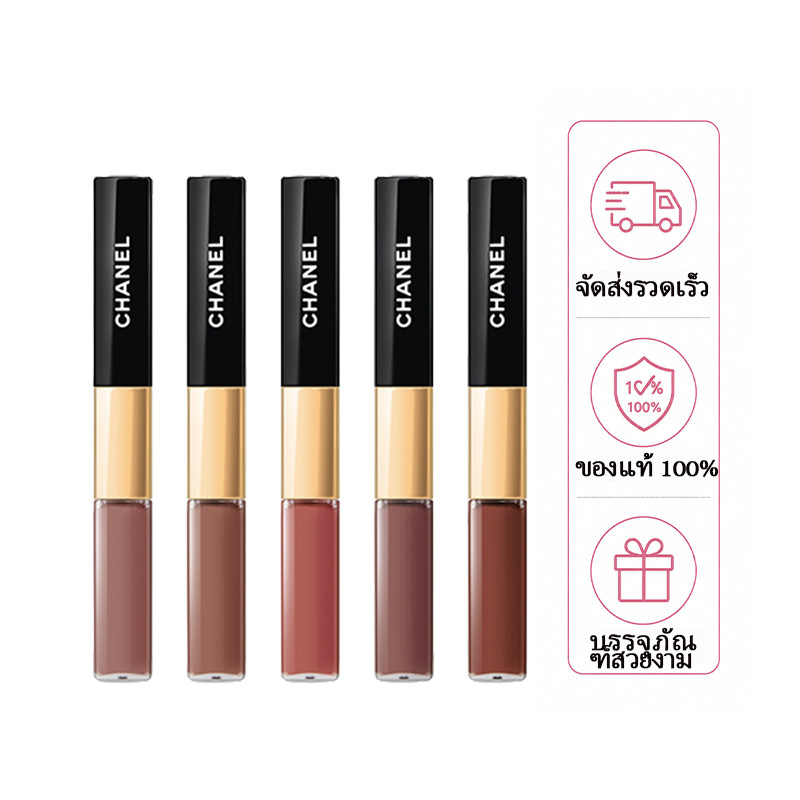 ของพร้อมส่ง🌈 Chanel Le rouge duo ultra tenue ลิปชาแนลดูโอ้ ลิปชาแนลรูชอาลัว chanel 154 69 174 186