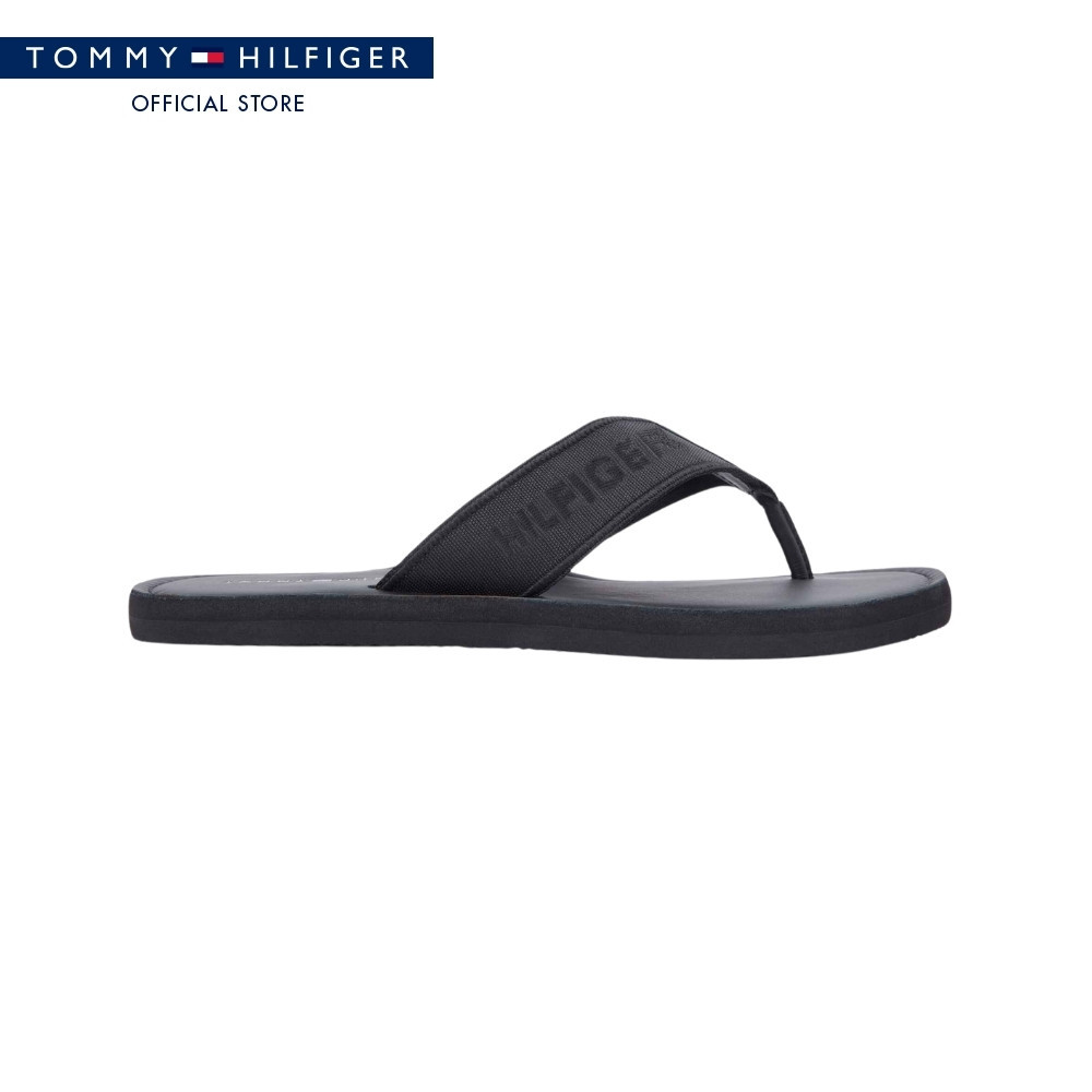 Tommy Hilfiger รองเท้าแตะ ผู้ชาย รุ่น FM0FM05808 BDS - สีดำ