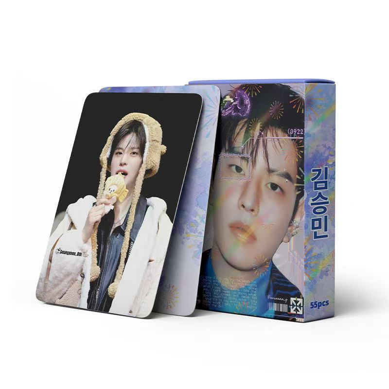 ขายร้อนขนาดใหญ่ 55 Stray Kids Kim Seungmin Seungmin Star KPOP สินค้า LOMO Photocard