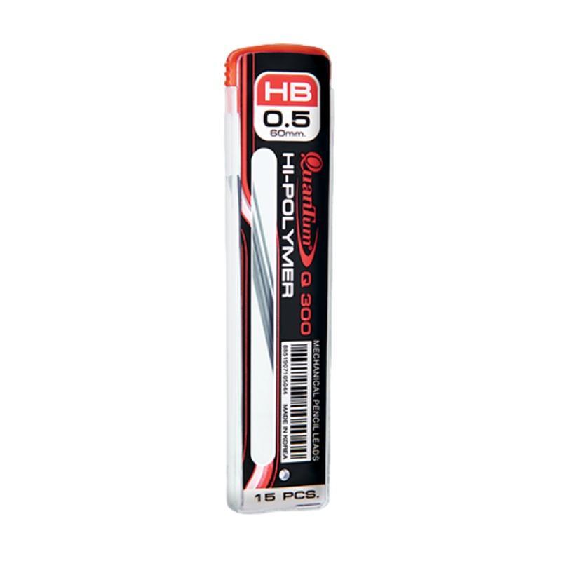 QUANTUM ไส้ดินสอ HB รุ่น Q300 ขนาด 0.5 มม. (15 ไส้/หลอด) — صورة 3