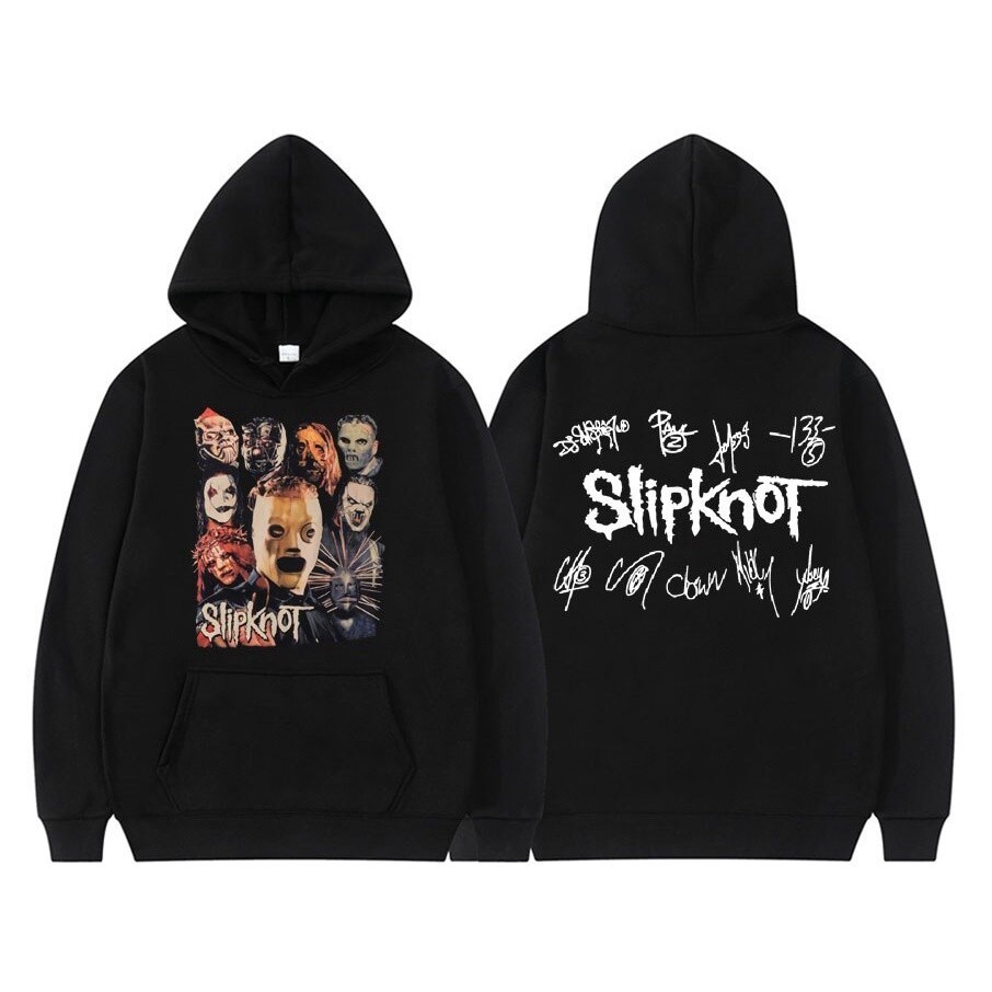 【ใหม่】Slipknot Heavy Metal Hoodie | Prepare For Hell Tour Rock Band Streetwear Pullover Unisex เสื้อฮู้ดสลิปน็อต