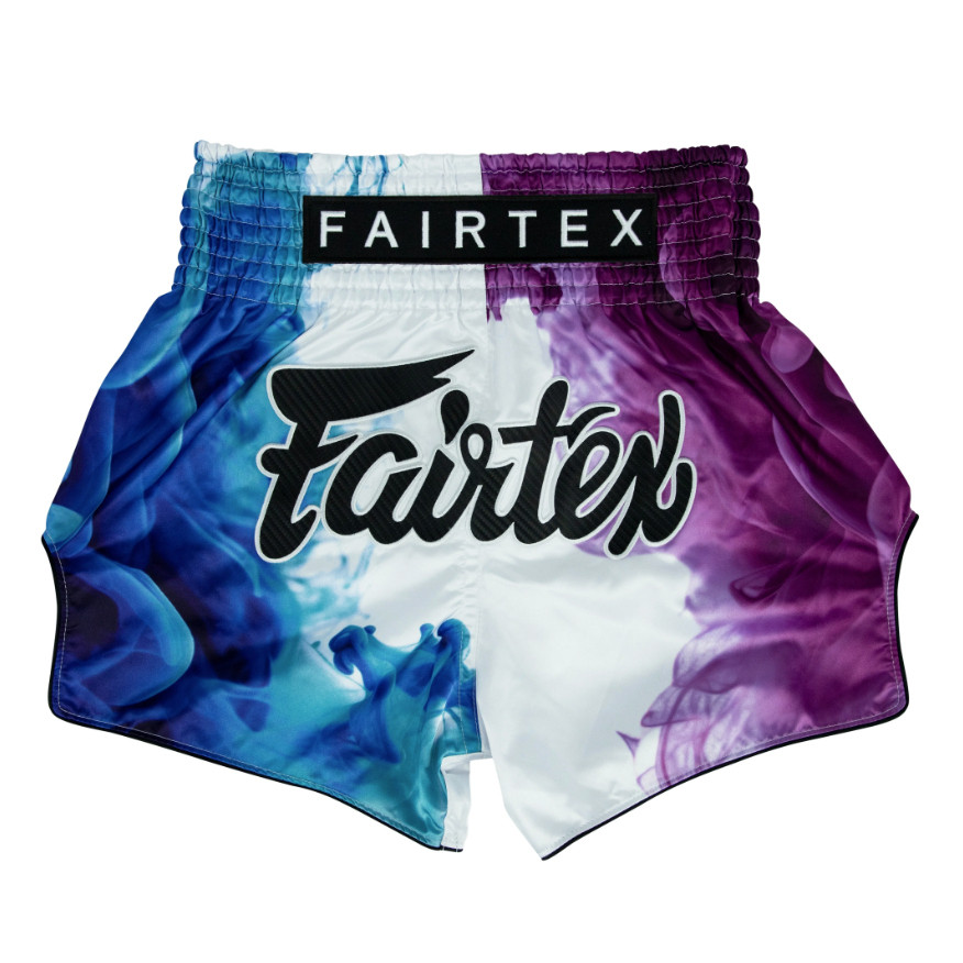 กางเกงขาสั้นมวยไทย Fairtex - BS1950 White Tech House
