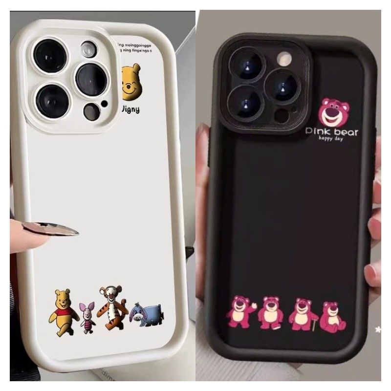 SAMSUNG มากมาย-o-Huggin Bearเคสโทรศัพท์สําหรับSamsung Galaxy S25 FE S24 S23 S24 S22 S21 S20 S25 Ultr