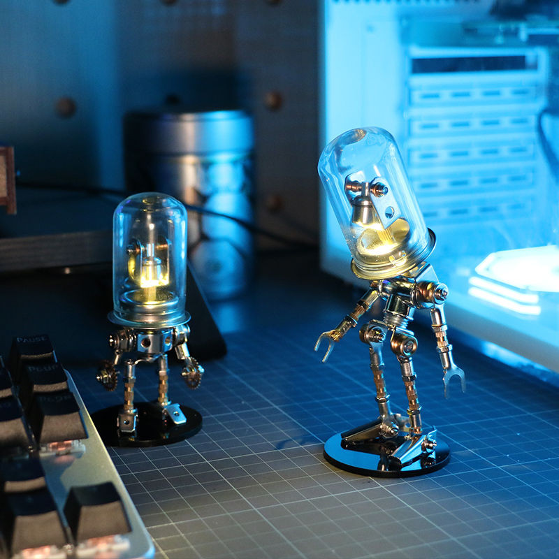 Mecha Squadron Navigator โลหะ DIY ตัวต่อโมเดล หุ่นฟิกเกอร์ ของตกแต่งโต๊ะ ของขวัญวันเกิด หุ่นยนต์จีน 