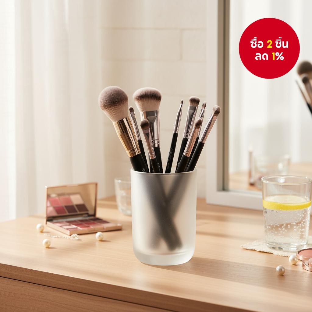 แปรงแต่งหน้า Gecomo สําหรับรองพื้น แป้งเซ็ตติ้ง คอนซีลเลอร์ อายแชโดว์