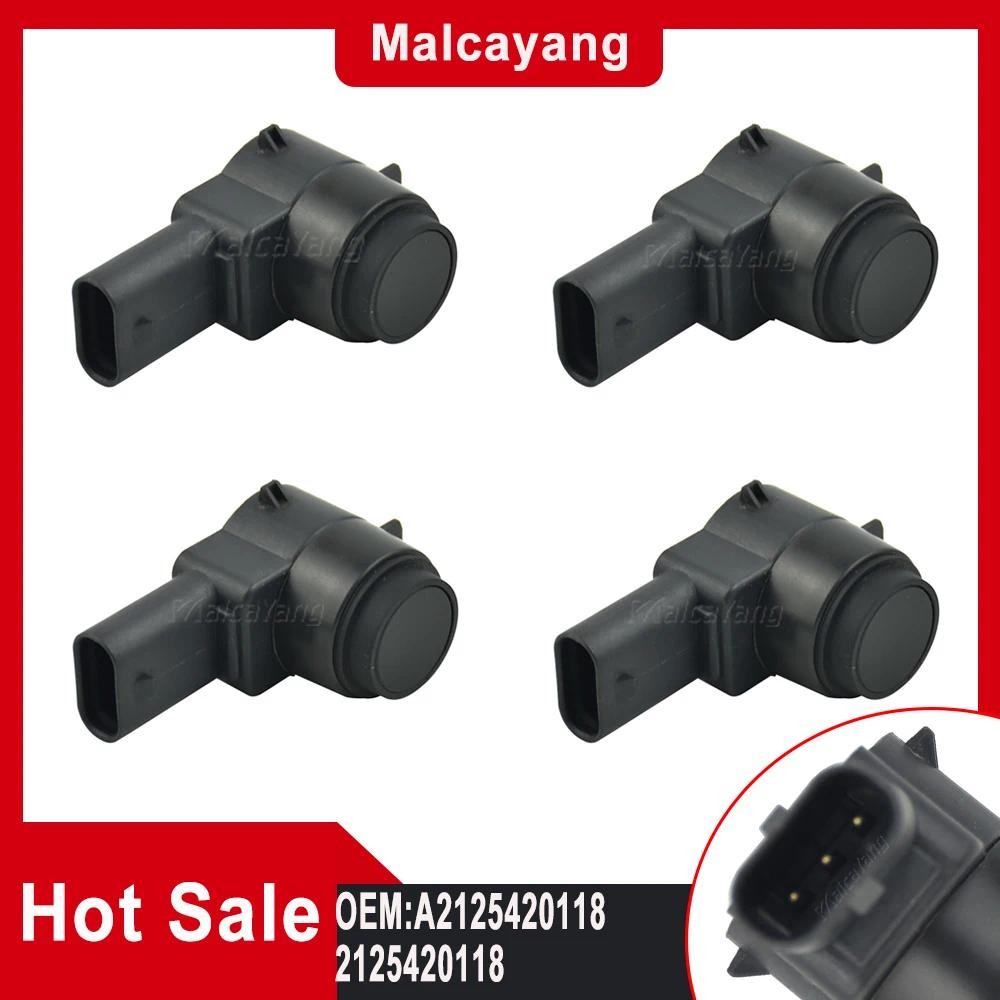 เซ็นเซอร์ที่จอดรถ 4 ชิ้น PDC เซ็นเซอร์ Parktronic A2125420118 2125420118 อะไหล่รถยนต์สําหรับ Mercede