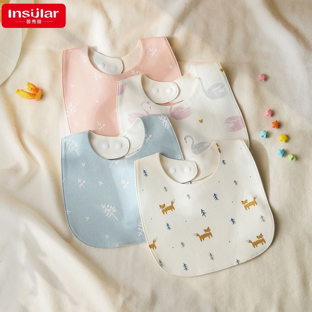 New Product#Baby U Waterproof Baby Bibs Infant Drool Bibs Children's Eating Tool Cotton Baby Bibs An