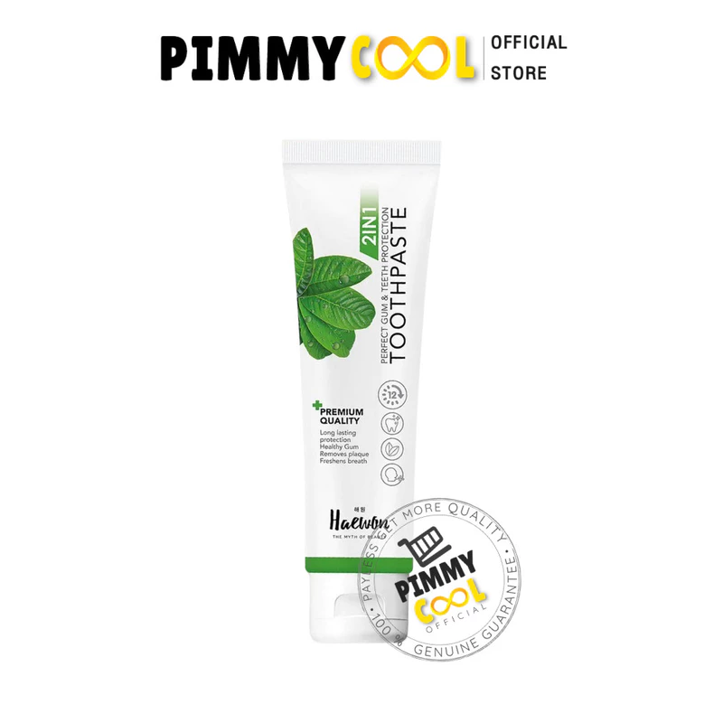 Haewon สูตรฟันขาว Whitening Plus ยาสีฟันแฮวอน ยาสีฟัน ยาสีฟัน ขนาด 80g.