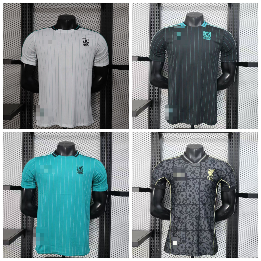 เสื้อยืดแขนสั้น Liverpool Retro Casual แบบคลาสสิค คุณภาพเยี่ยม