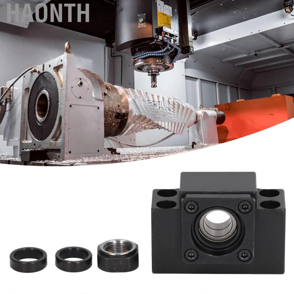 Haonth บอลสกรูแบริ่งบล็อกการทำงานที่มั่นคงบอลสกรูปลายสนับสนุนสำหรับ SFU1605 SFU1204