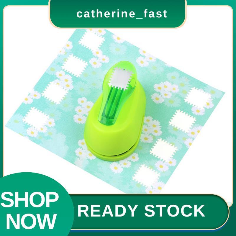 In Stock Stamp Shape Punch เครื่องลายนูน 2x1.8 ซม. Papier Hole Puncher Toothed Puncher Embosser