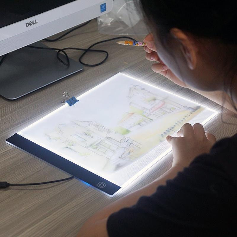 24hA4/A3 USB LED Copy Board Light Pad วาด Tracing แท็บเล็ต Copyboard Animation Sketching Stencil ภาพวาดเพชร