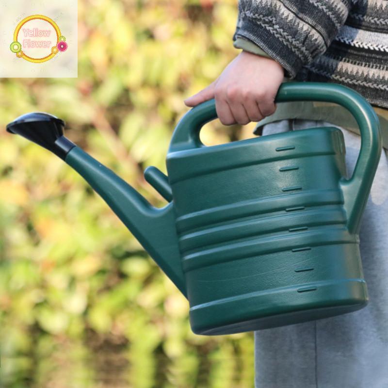 YellowFlower 5L บัวรดน้ําพลาสติก Garden Essential บัวรดน้ําในร่มกลางแจ้งน้ําหนักเบากระป๋องรดน้ําครอบครัวสวน TH