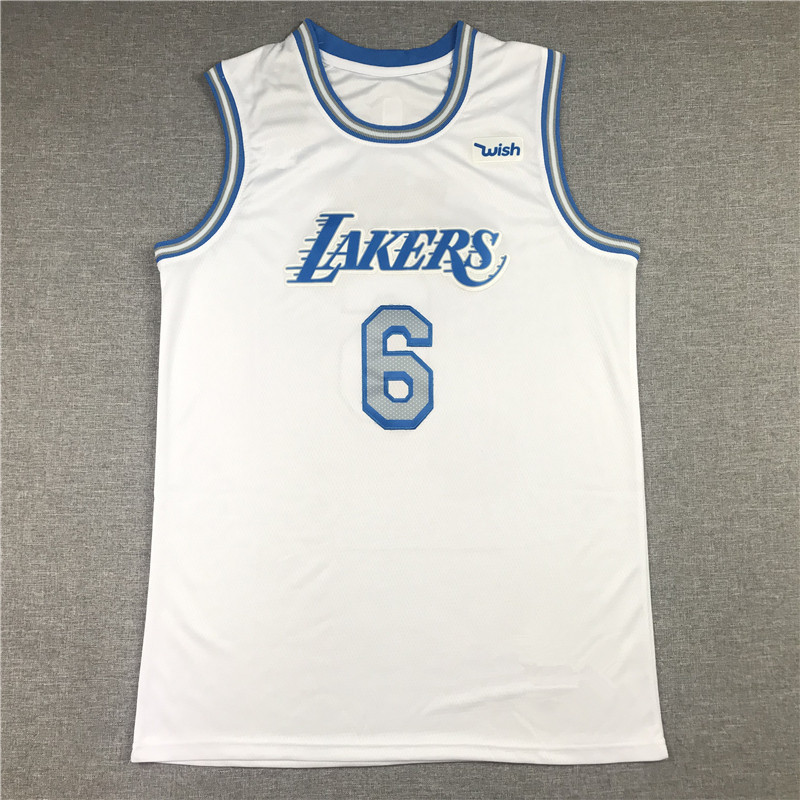Lakers 2021 White City Edition#23詹姆斯篮球服 เสื้อ Lakers Baksetball