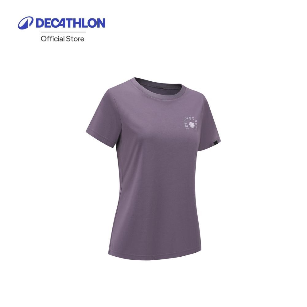 Decathlon W  T-Shirt NH500 เสื้อยืดเดินป่าสำหรับผู้หญิงรุ่น NH500
