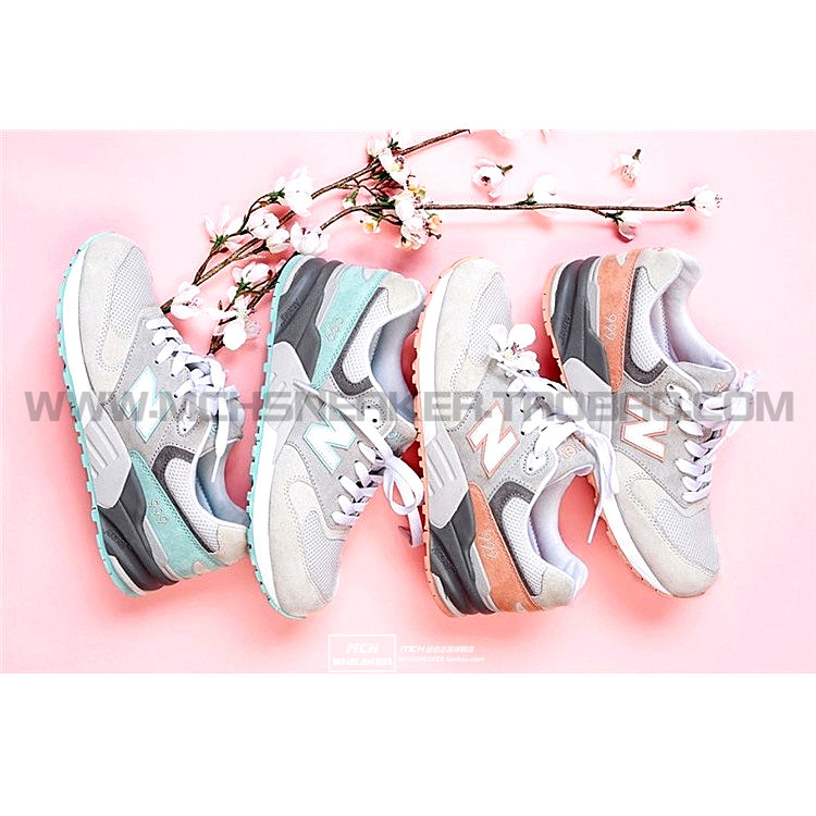 NEW BALANCE/NB 999 Series Sakura Series ผู้ชายผู้หญิง Retro Jogging รองเท้า ML999KGM/KGP/AA