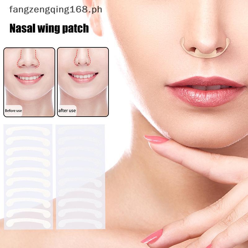 F8PH หดตัวจมูก Wing Patch คอสเพลย์จมูกหดสติกเกอร์จมูกที่มองไม่เห็น Slimming บาง Beauty Wings N จมูกผ
