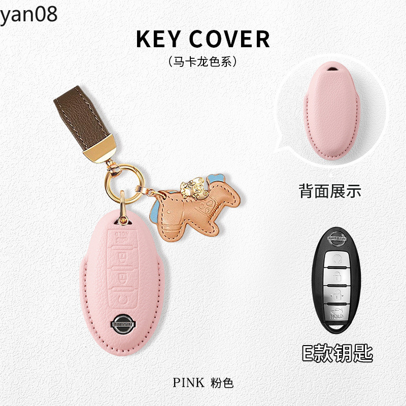 รถรีโมทคอนโทรลฝาครอบผู้ถือ Shell Fob สําหรับ Nissan Qashqai X-Trail T32 T31 Juke J10 J11 Kicks Tiida Pathfinder หมายเหตุ Infiniti - รูปที่ 6