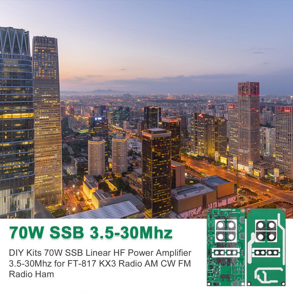 Living_storm-th ชุด DIY 70W SSB r เครื่องขยายเสียง HF 3.5-30Mhz สำหรับ FT-817 KX3 วิทยุ AM CW Freque