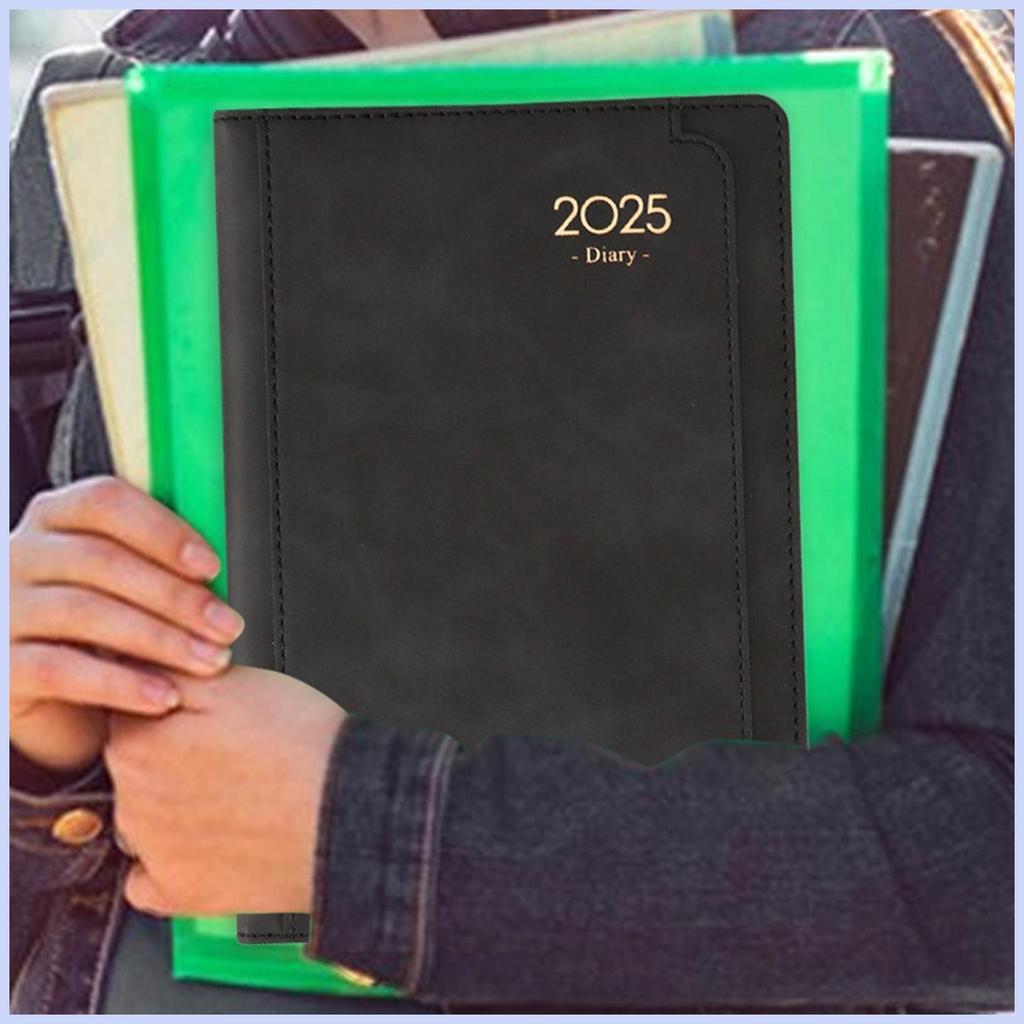 2025 Planner รายสัปดาห์และรายเดือนรายวันรายสัปดาห์และปฏิทินรายเดือน Agenda 6 X 8 นิ้ว 12 เดือน Undat