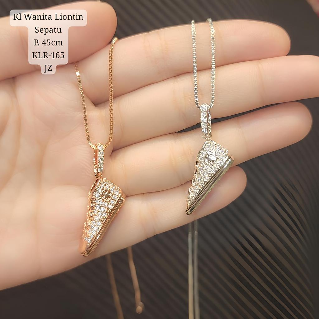 สร้อยคอจี้รองเท้าผู้หญิง KLR-165 VR