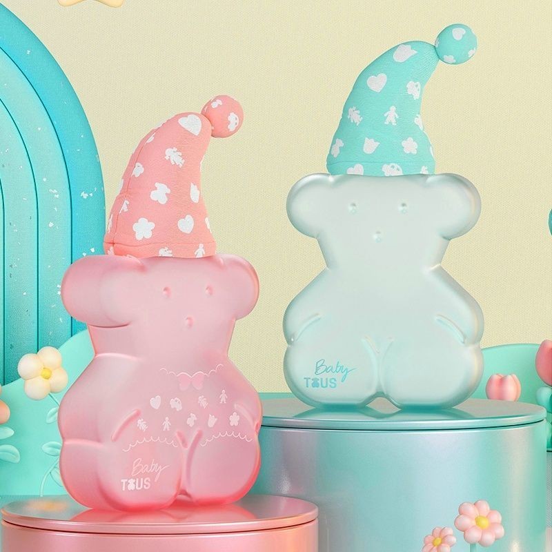 TOUS TOUS Baby Nightcap Naughty Bear Baby Pink Ladies Baby Flat Sample Perfume/10.21