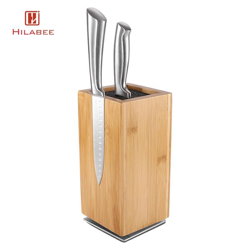 [hilabee] Magnetic Knives Block Magnetic Knives Holder Stand Clean and Tidy Ornament