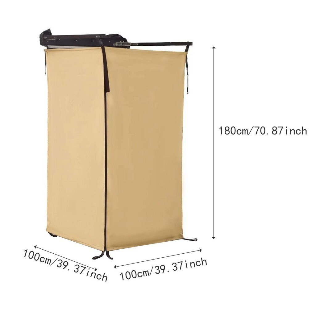 [svzfjuv] Vehicle Side Shower Tent Camping Car Side Bath Tent Privacy Shelter Dressing