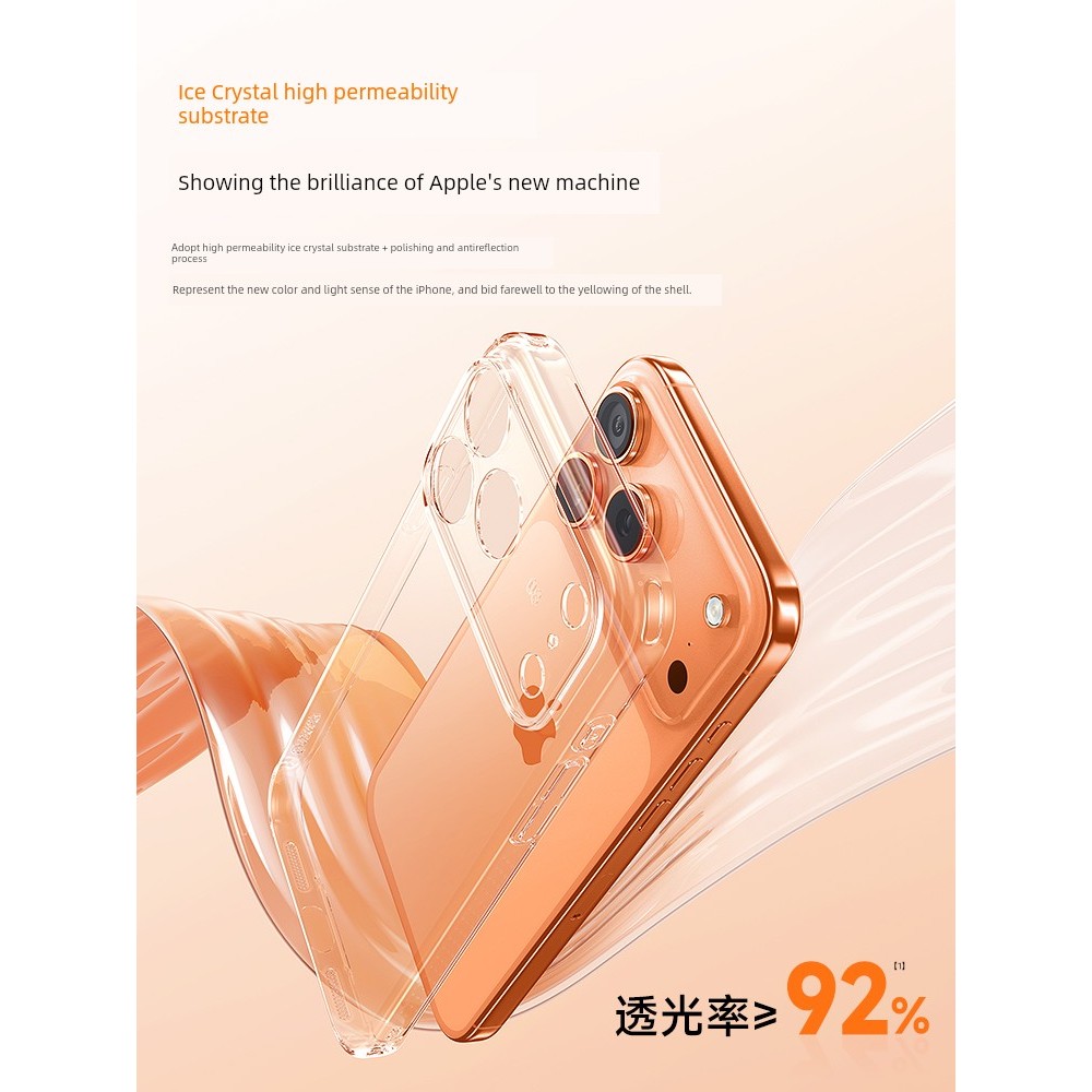 เคสมือถือ iphone เคสไอโฟน 12 pro max [Ultra-thin Zero Sense] เคสโทรศัพท์มือถือสำหรับ IPhone 17เคสป้อ