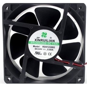 [Radiator] ต้นฉบับ XINZIAN RDH1238B2/S 24V0.60A 12CM 12038 เครื่องควบคุมอุตสาหกรรมพัดลมระบายความร้อน