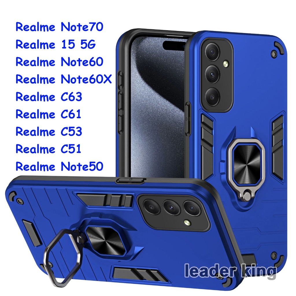 เคส หมุน ตั้งได้ สำหรับ Realme Note70 Realme 15 5G Note60 Note50 Note60X C51 C53 C61 C63 พร้อมส่ง 04