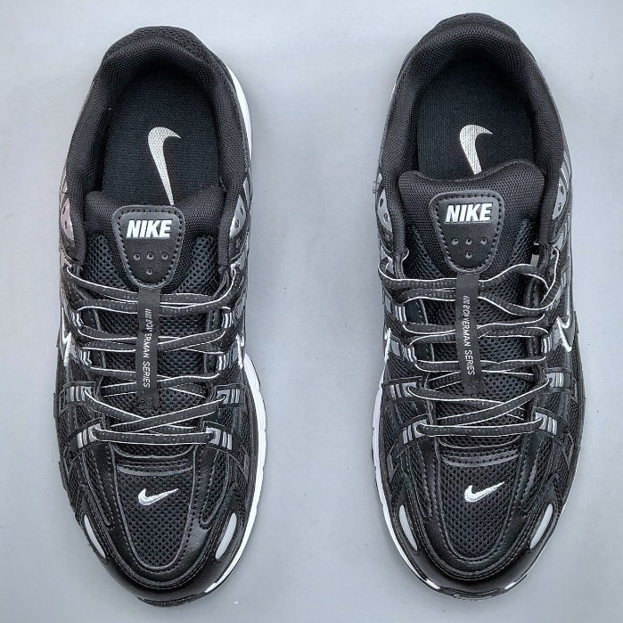 IX27 รองเท้าแฟชั่น P-6000 Low Top retro Daddy สไตล์ลําลองกีฬารองเท้าวิ่งจ๊อกกิ้งสบาย HQ4054 001