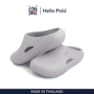 Hello Polo รุ่น HP8037 แบบสวม รองเท้าแตะ รองเท้าสุขภาพ รองเท้านุ่ม กันลื่น แฟชั่น น้ำหนักเบาใส่สบาย EVA Unisex