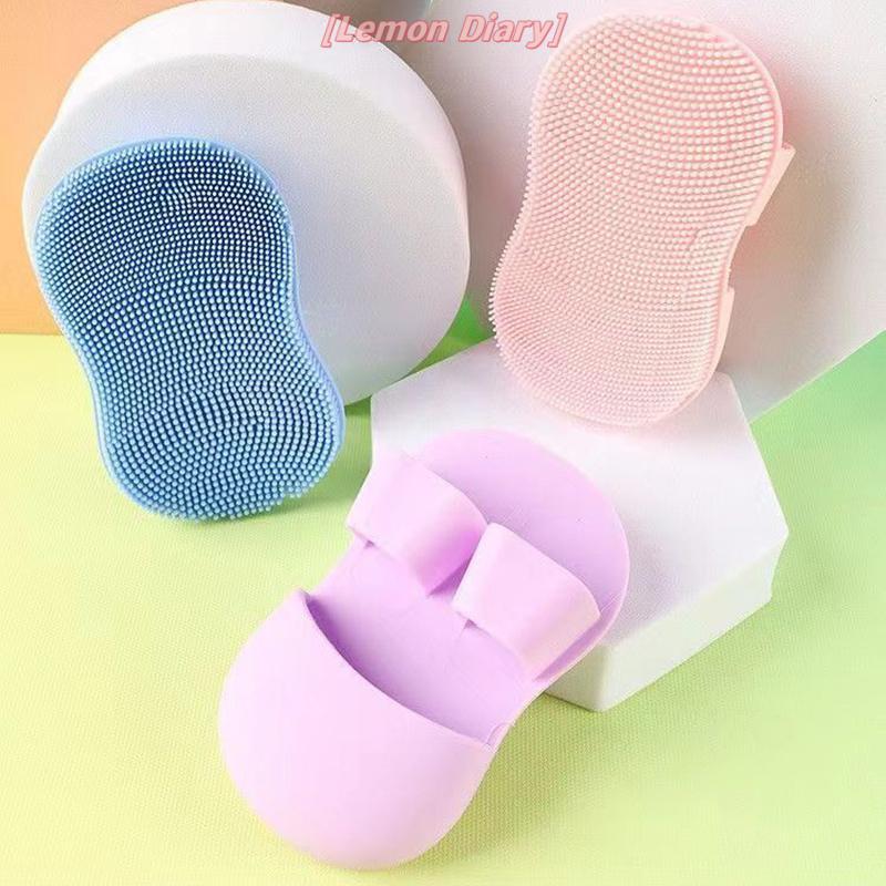แอลดี ซิลิโคนแปรงนวดหน้าทําความสะอาดผิว ขัดลึก Exfoliator เครื่องมือความงามนุ่ม
