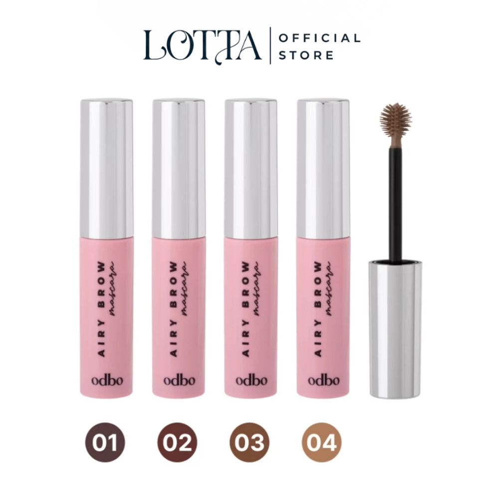 OD7020 ODBO AIRY BROW MASCARA มาสคาร่าคิ้วหัวพุ่ม