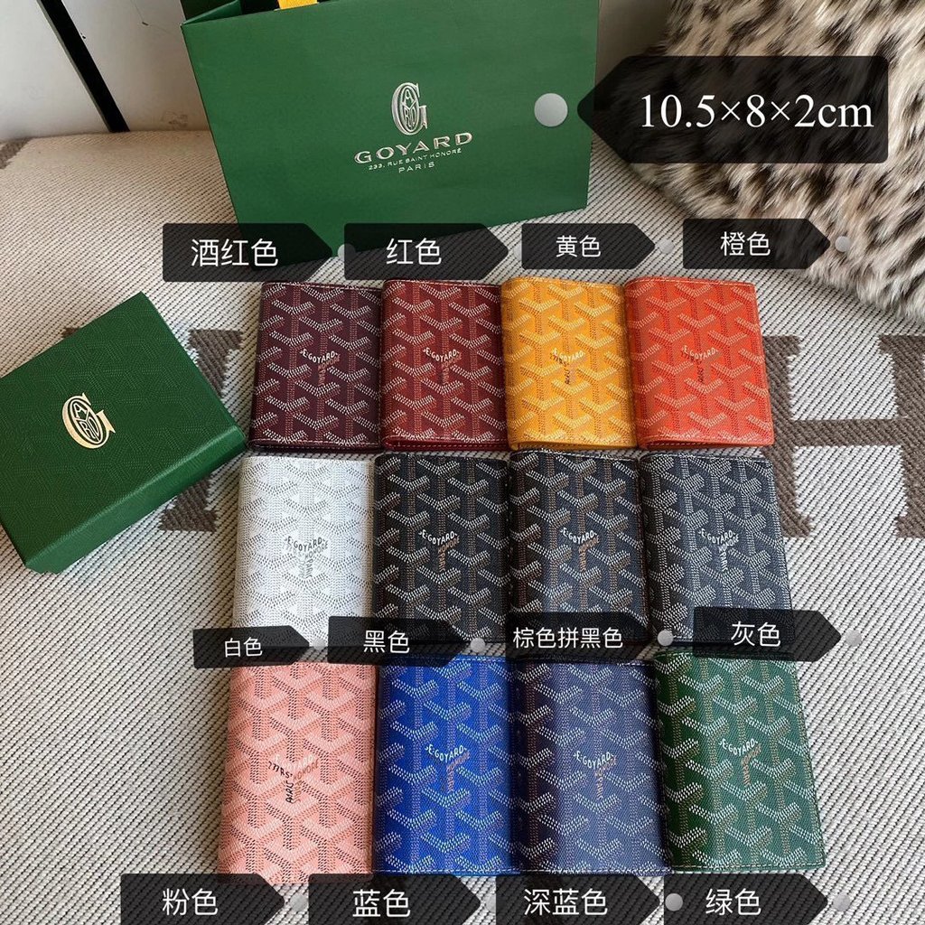 Goyard Goyard กระเป๋าโท้ทสไตล์ใหม่กระเป๋าสะพายกระเป๋าถือกระเป๋าสตางค์ผู้ถือบัตร