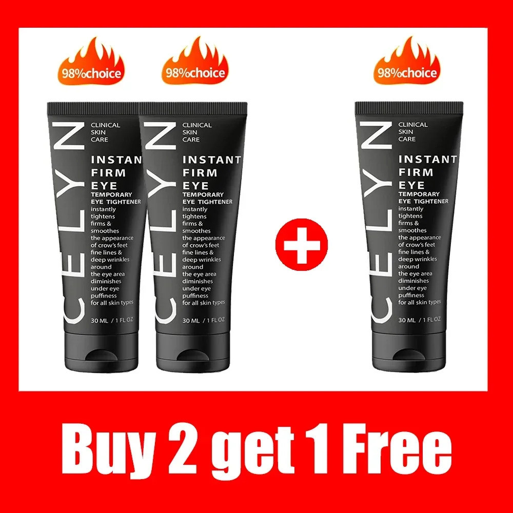 Clyn 3 นาที Instant Firm Eye Cream กําจัดริ้วรอยยกกระชับ ลบถุงใต้ตา Dark Circles Moisturize Peptide 